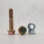 پیچ و مهره طبق کوتاه پژو 405 واشردار