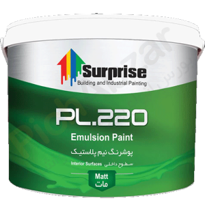 رنگ نیم پلاستیک PL-220 گالن