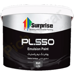 رنگ نیم پلاستیک PL-550 گالن