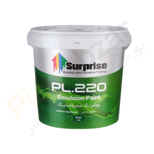 رنگ نیم پلاستیک PL-220 گالن5