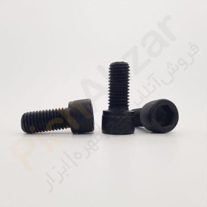 پیچ آلن باسر فولادی سیاه 8.8 سایز 22