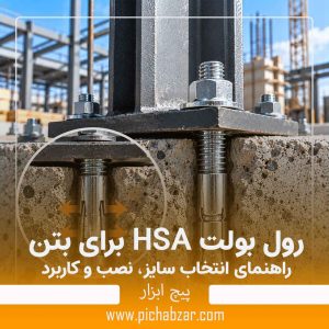 رول بولت HSA برای بتن